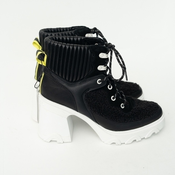 Sorel Brex Heel Cozy Lace Boot Black Size 9.5 - Picture 8 of 12